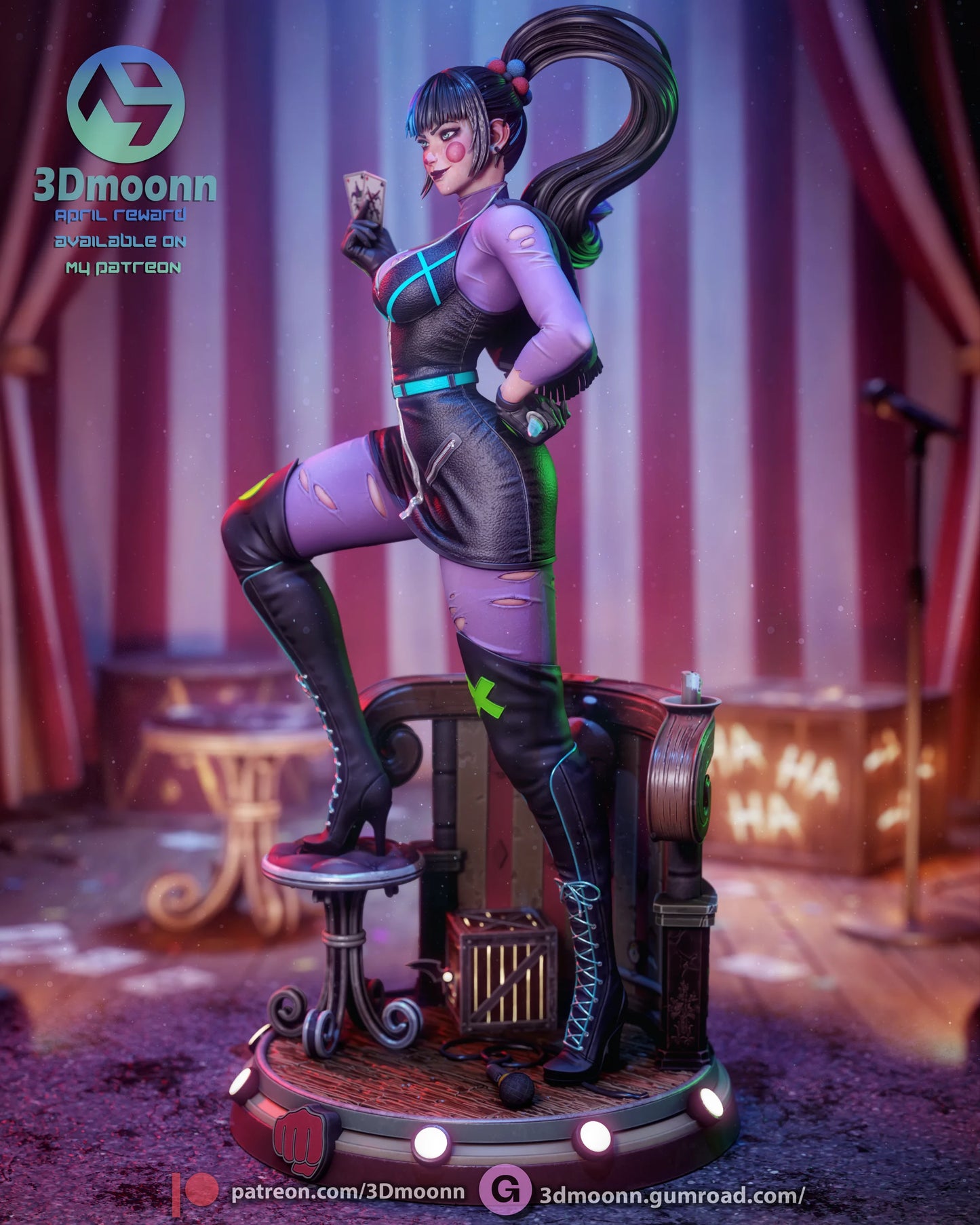 Punchline | DC comics | Handcrafted Figure