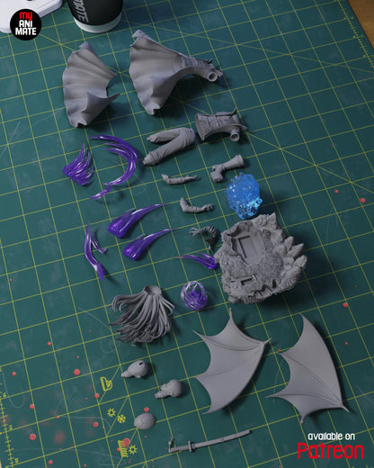 Slime King & Shadow Wolf | Handcrafted Figure