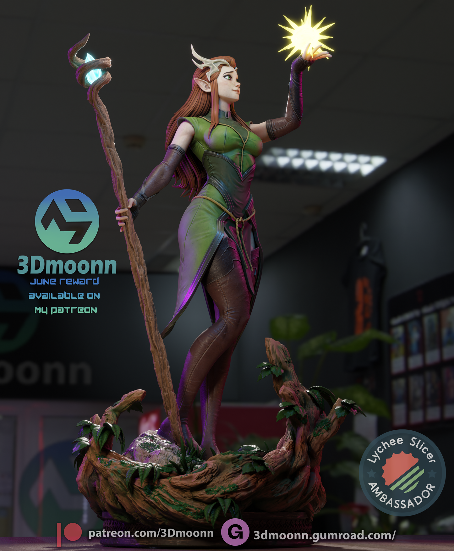 Keyleth | Vox Machina | Handcrafted Figure