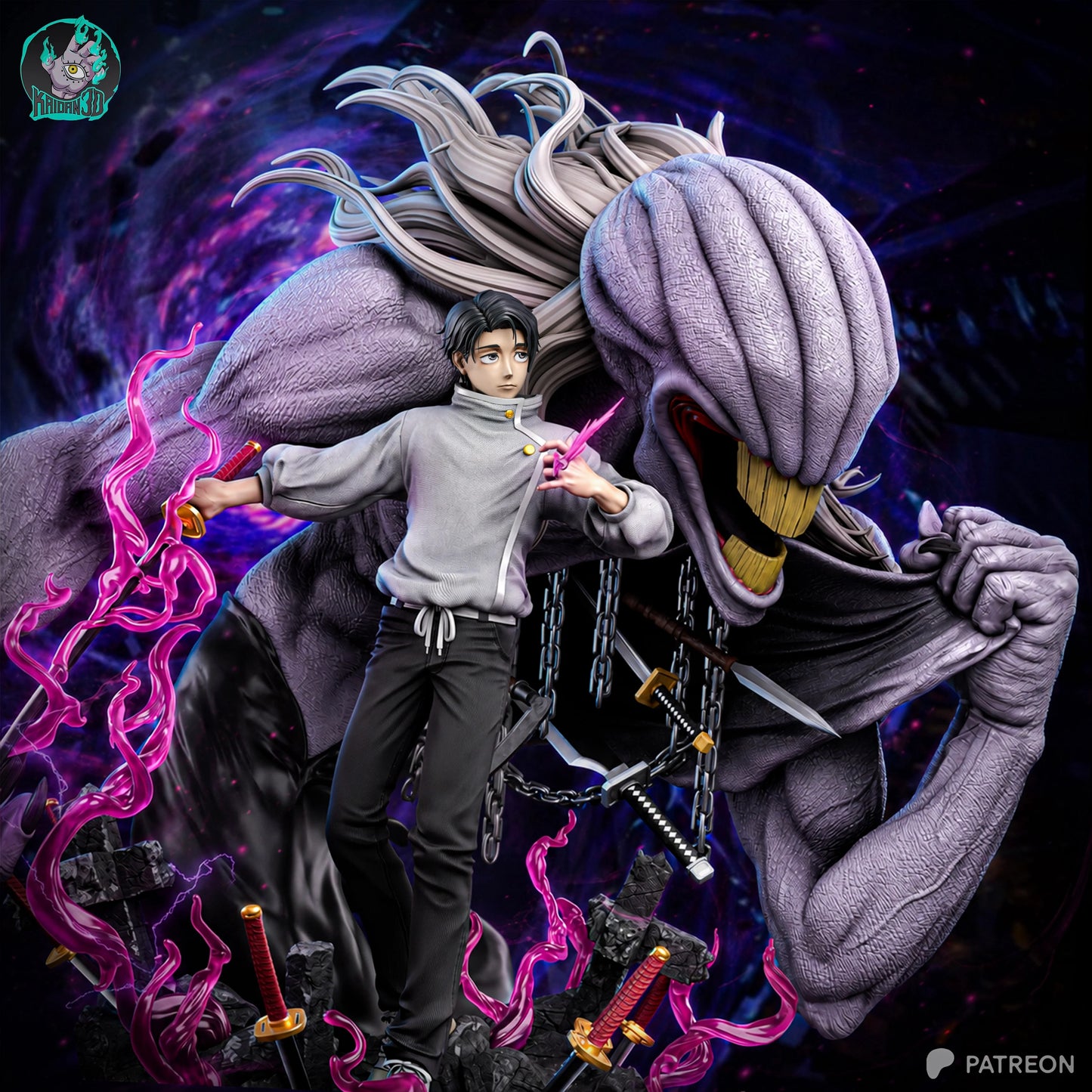 Cursed Swordsman | Handcrafted Figure