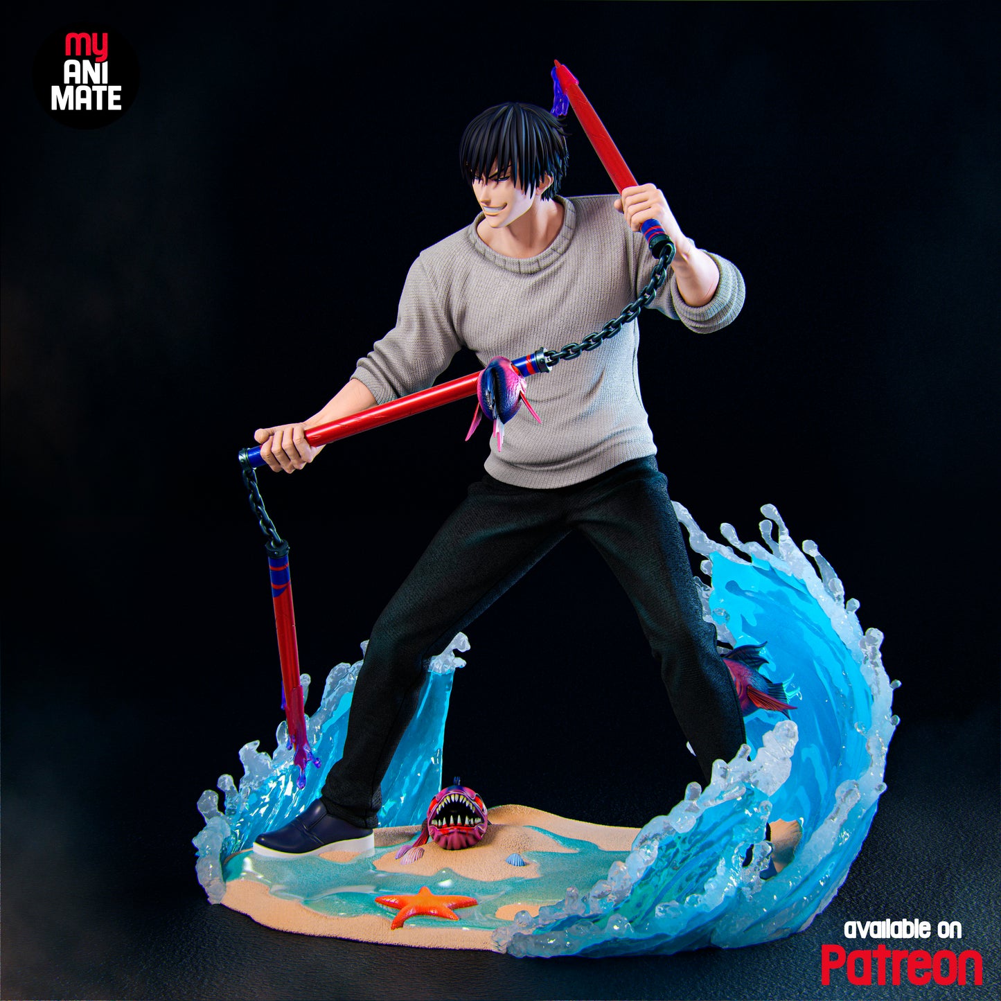 Toji Zenin | Jujutsu Kaisen | Handcrafted Figure