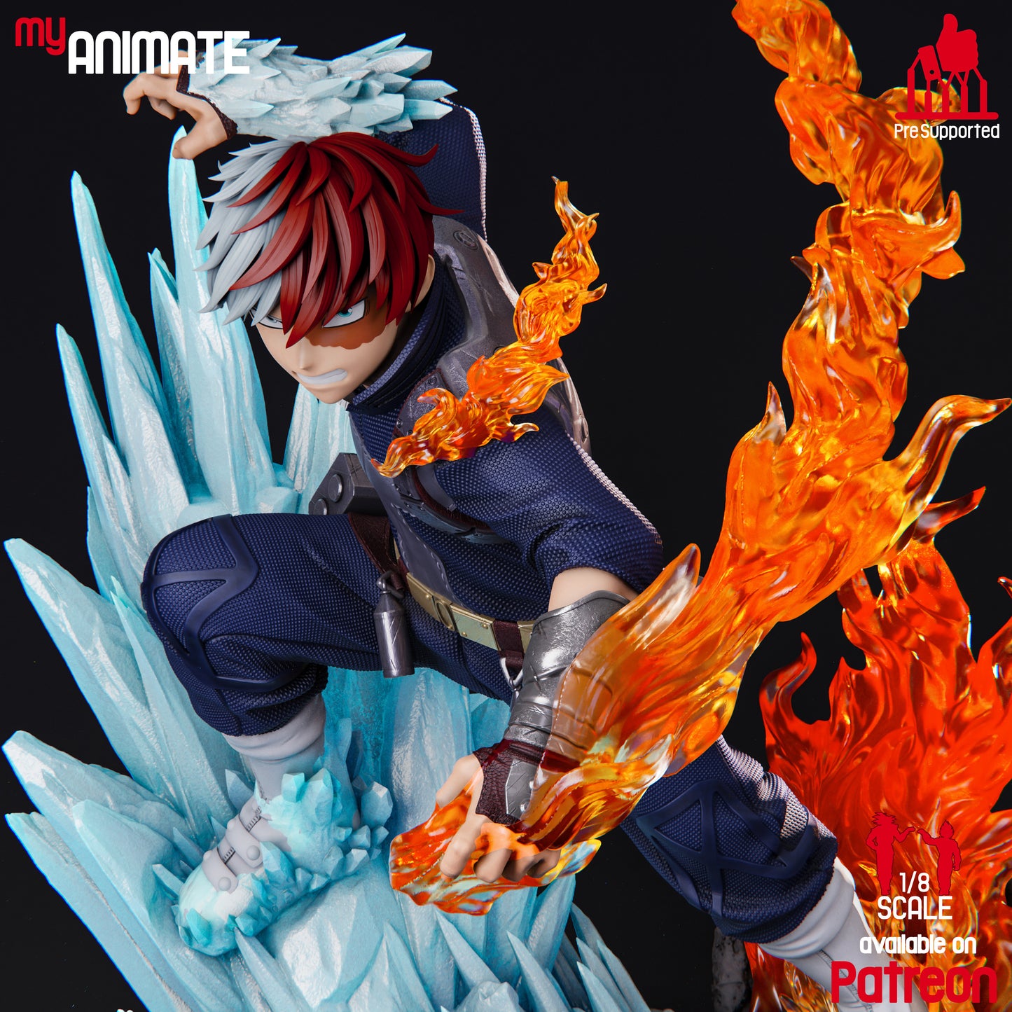 Shoto Todoroki | My Hero Academia | Handcrafted Figure