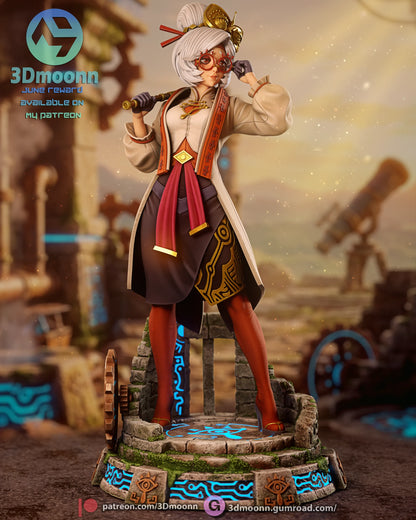 Ancient Sheikah Scientist | Handcrafted Figure