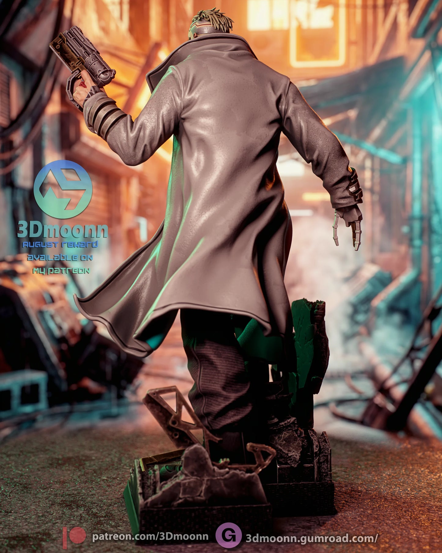 Cyber Enforcer | Handcrafted Figure