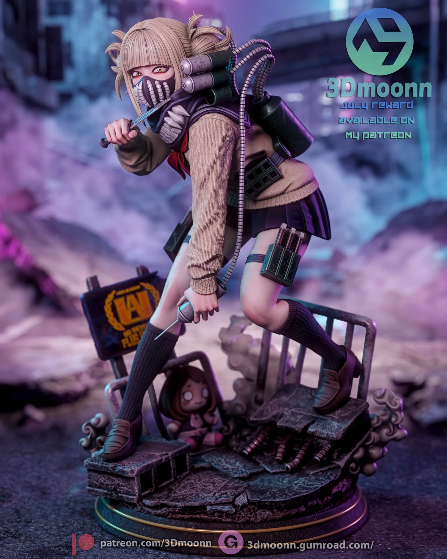 Blood Smile Girl | Handcrafted Figure
