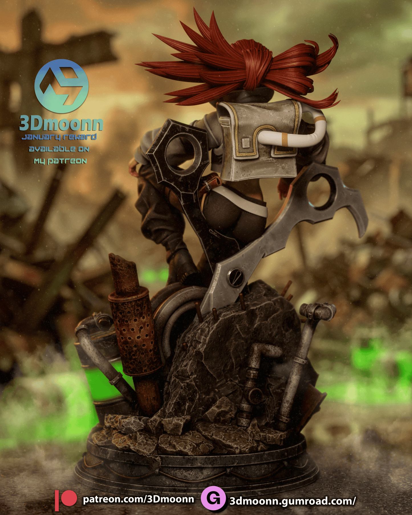 Riyo | Gachiakuta | Handcrafted Figure