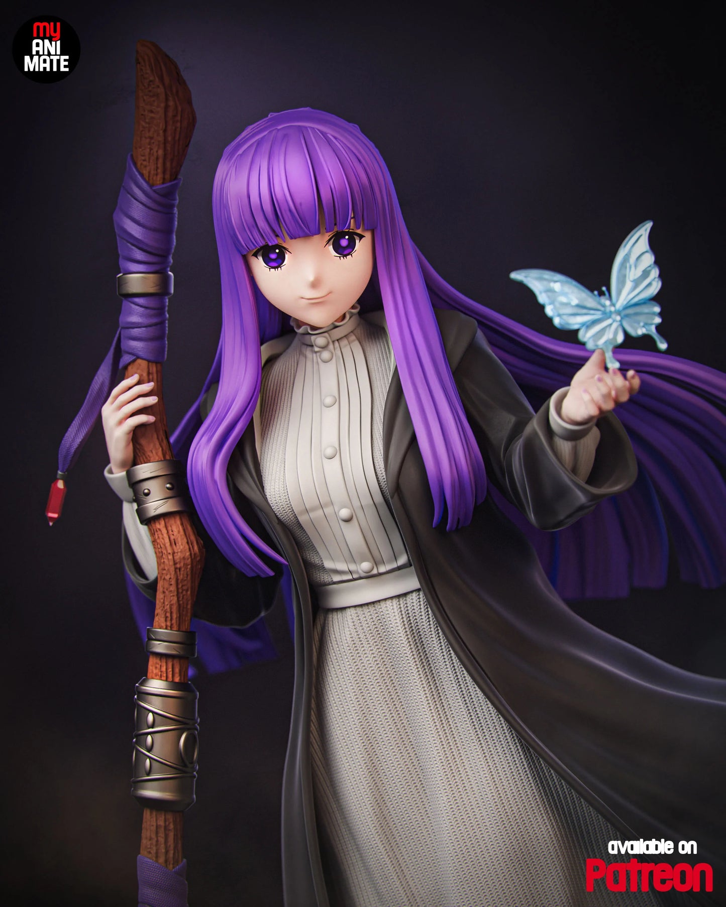 Apprentice Mage Girl | Handcrafted Figure