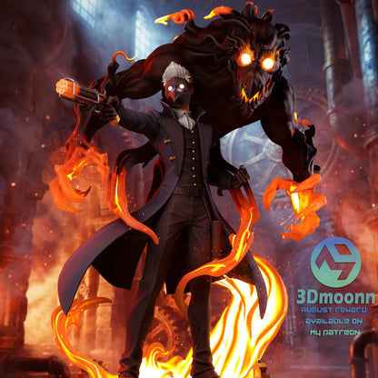Masked Gunslinger | Handcrafted Figure