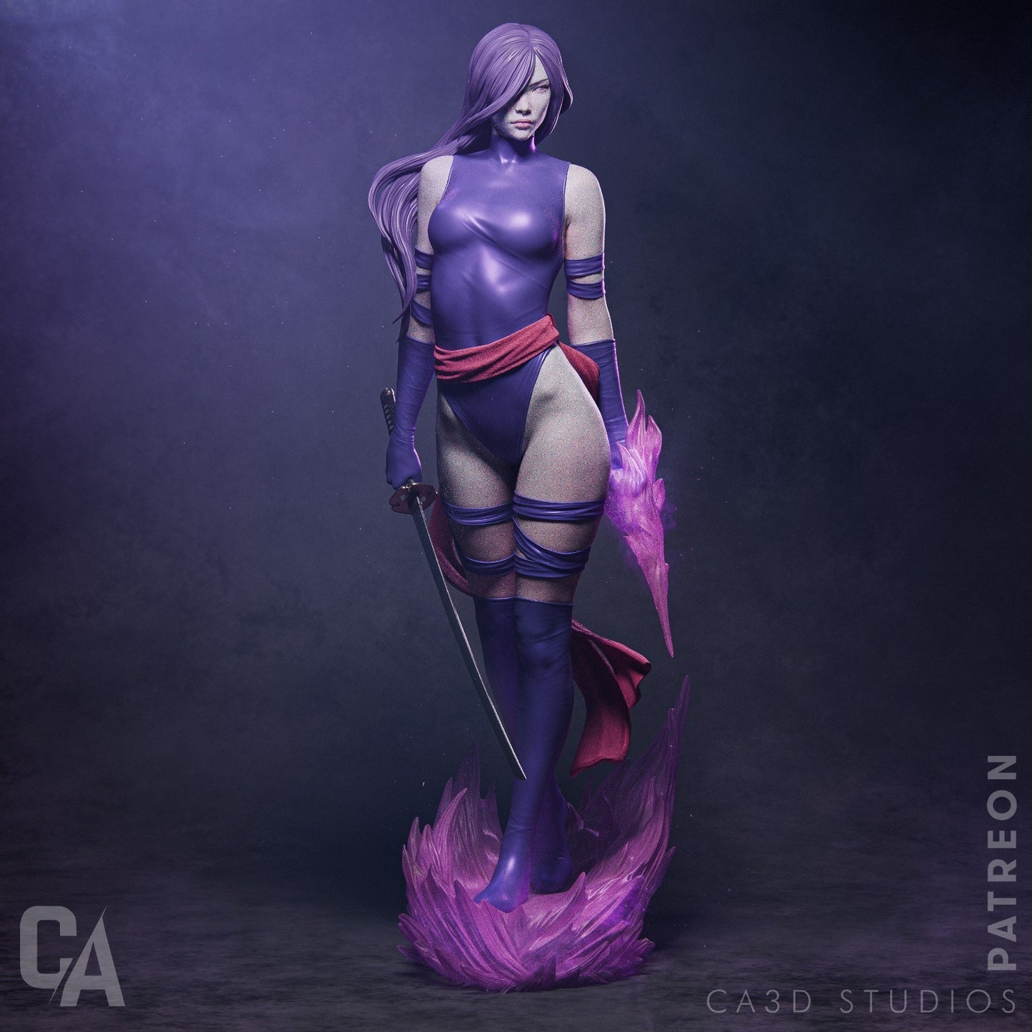 Psychic Blade Warrior | Handcrafted Figure