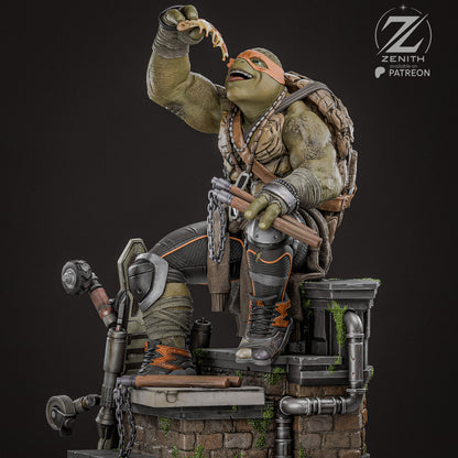 Twin Nunchaku Warrior | Handcrafted Figure