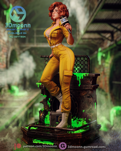April O'Neil | Teenage Mutant Ninja Turtles | Handcrafted Figure
