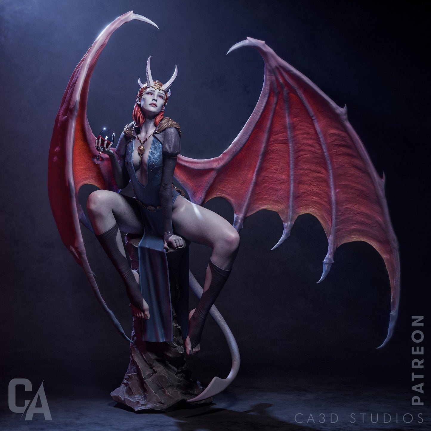 Mizora | Baldur’s Gate 3 | Handcrafted Figure