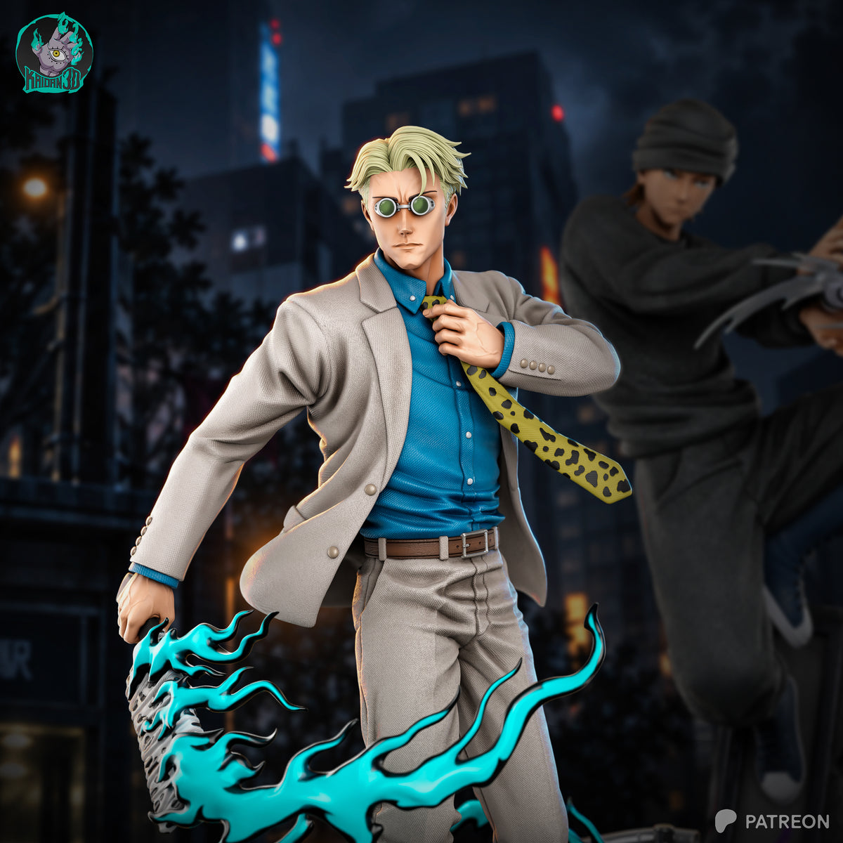 Business Sorcerer & Masked Apprentice | Handcrafted Figure