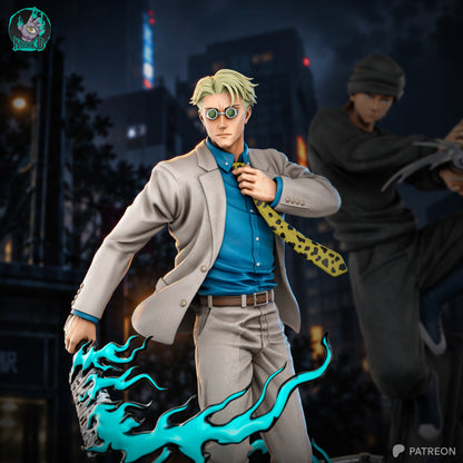 Business Sorcerer & Masked Apprentice | Handcrafted Figure