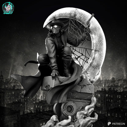 Web Slinging Noir | Handcrafted Figure