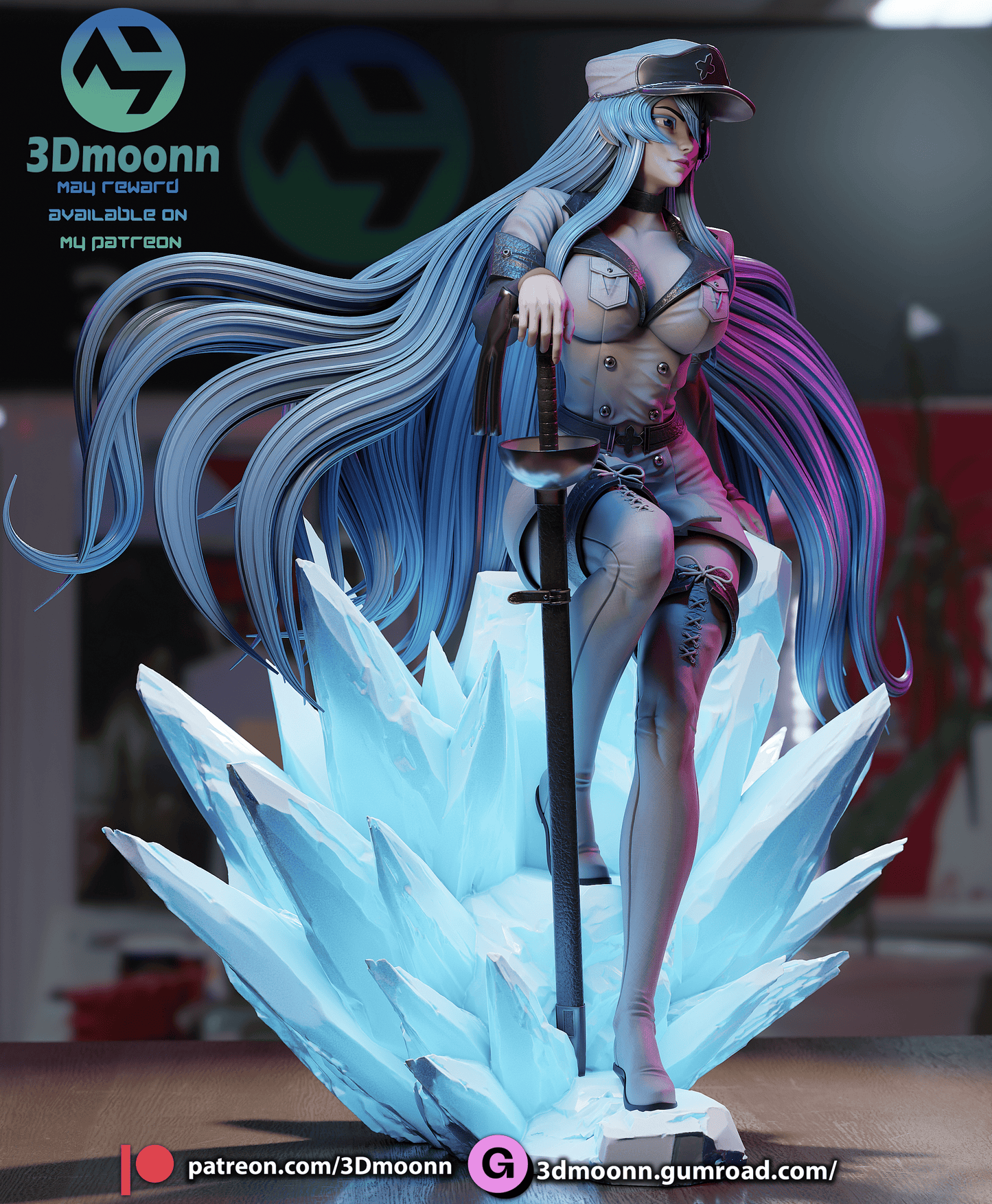 Esdeath | Akame Ga Kill | Handcrafted Figure