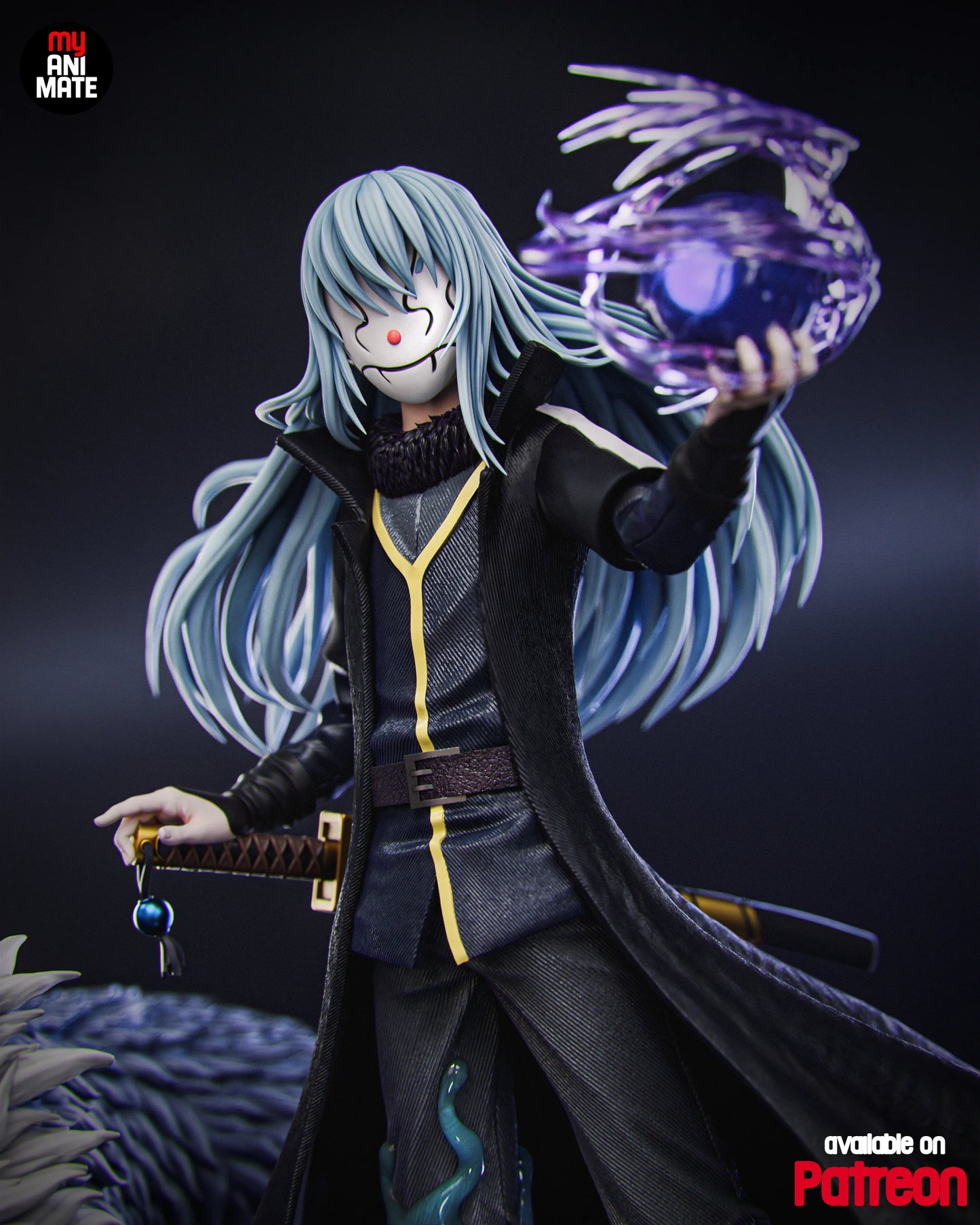 Slime King & Shadow Wolf | Handcrafted Figure
