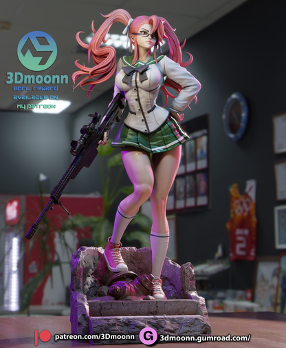 Saya Takagi | Highschool of the Dead | Handcrafted Figure