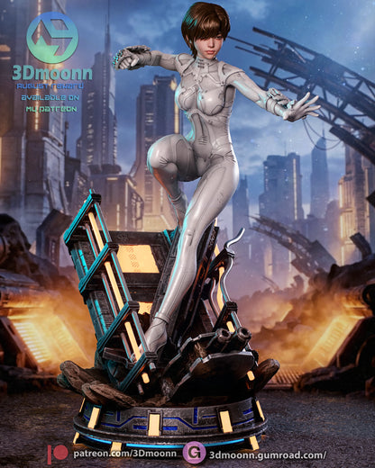 Silver Blade Maiden | Handcrafted Figure