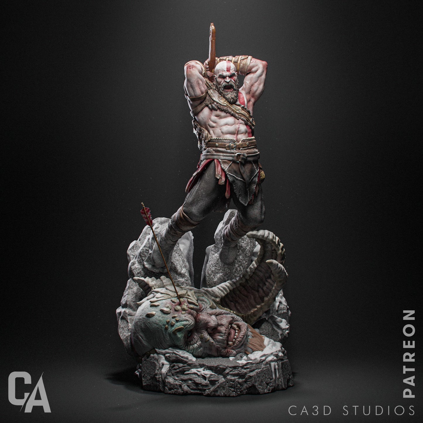 Kratos | God of War | Handcrafted Figure