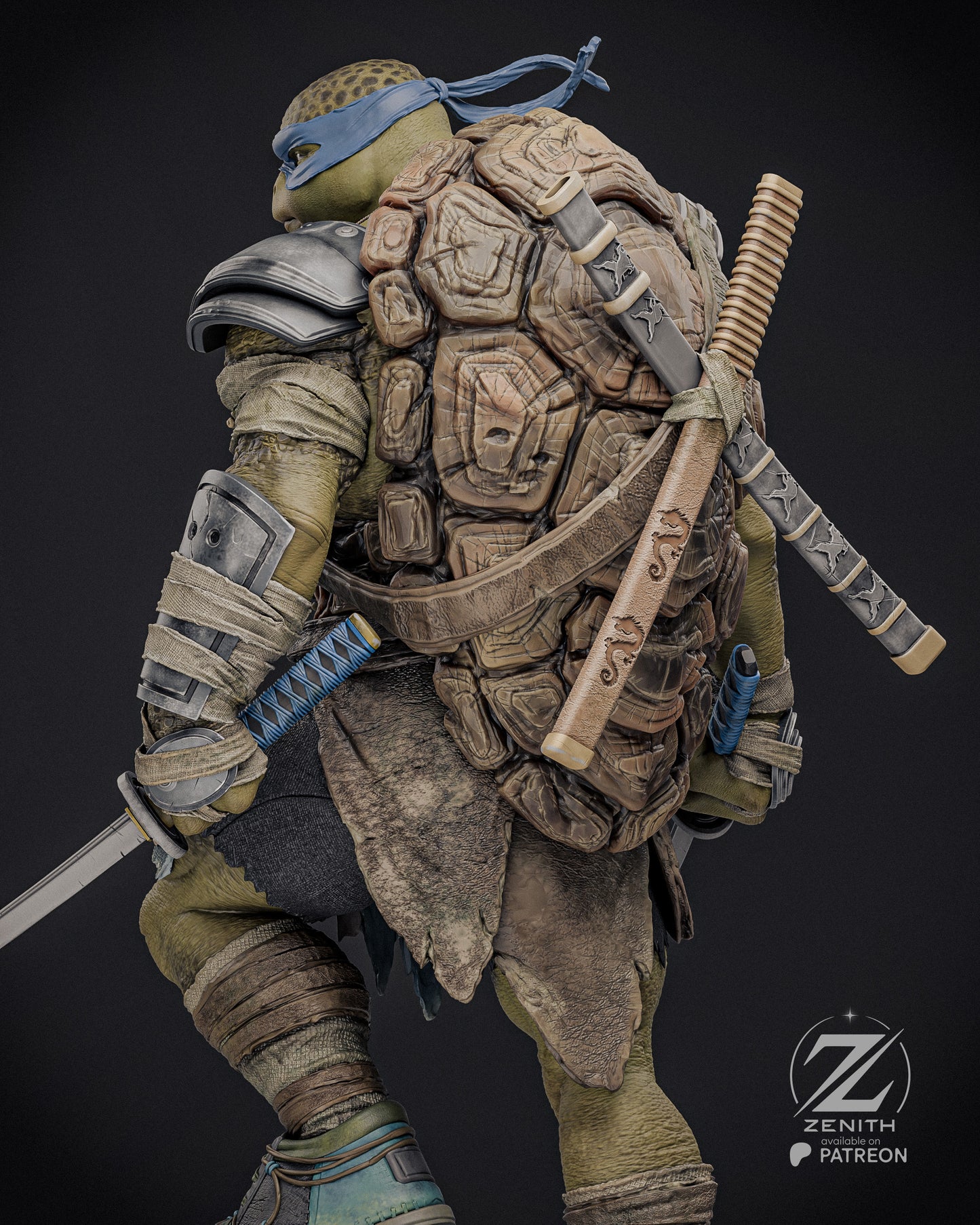Twin Katana Leader | Handcrafted Figure