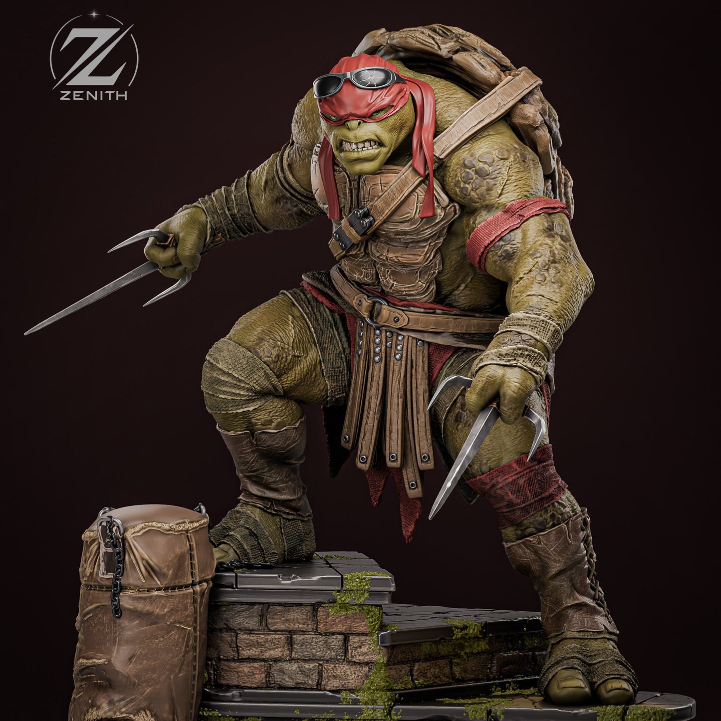Twin Sai Warrior | Handcrafted Figure