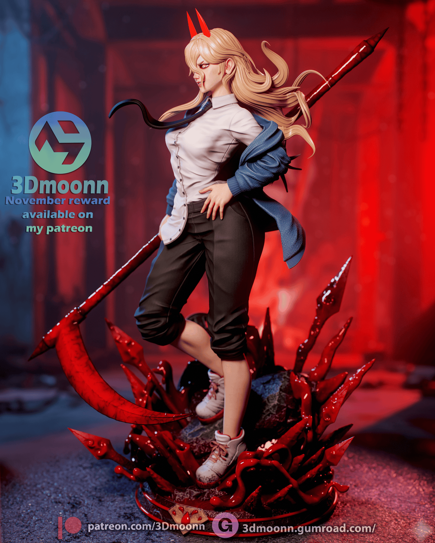 The Blood Fiend Queen | Chainsaw | Handcrafted Figure