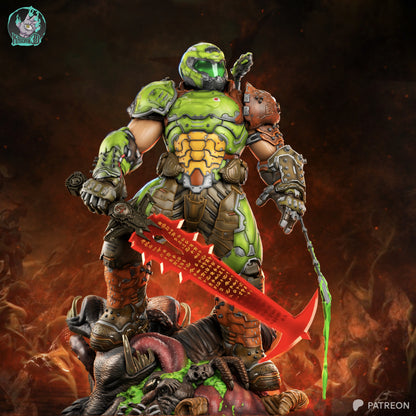 Hellbound Warrior | Handcrafted Figure