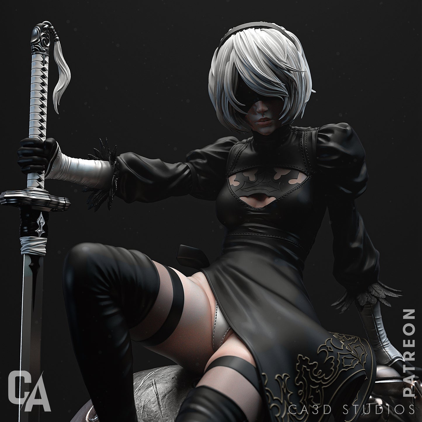 2B | NieR: Automata | Handcrafted Figure