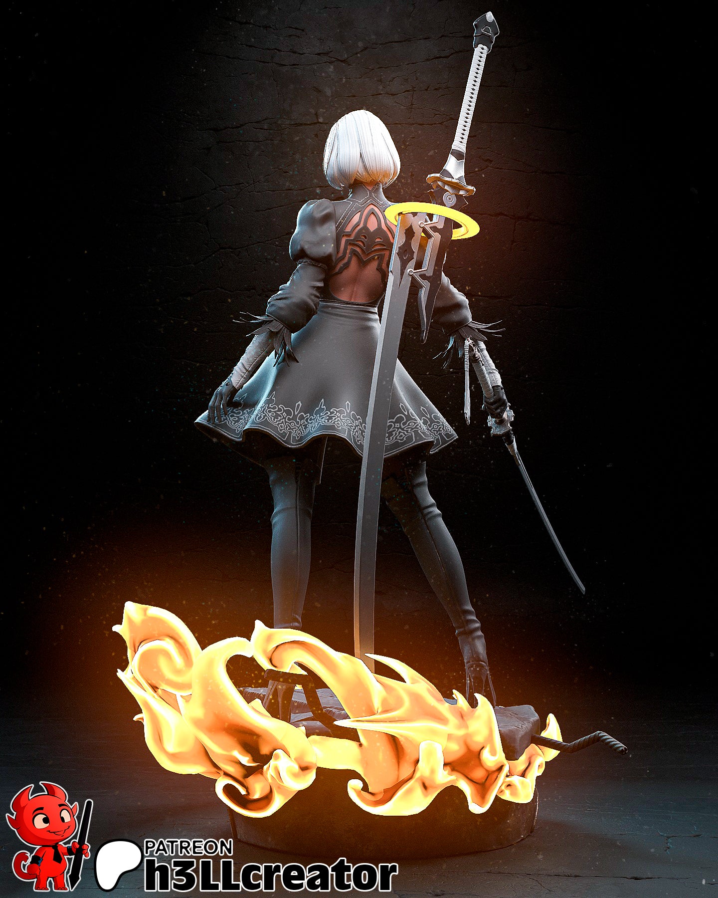 2B | NieR: Automata | Handcrafted Figure