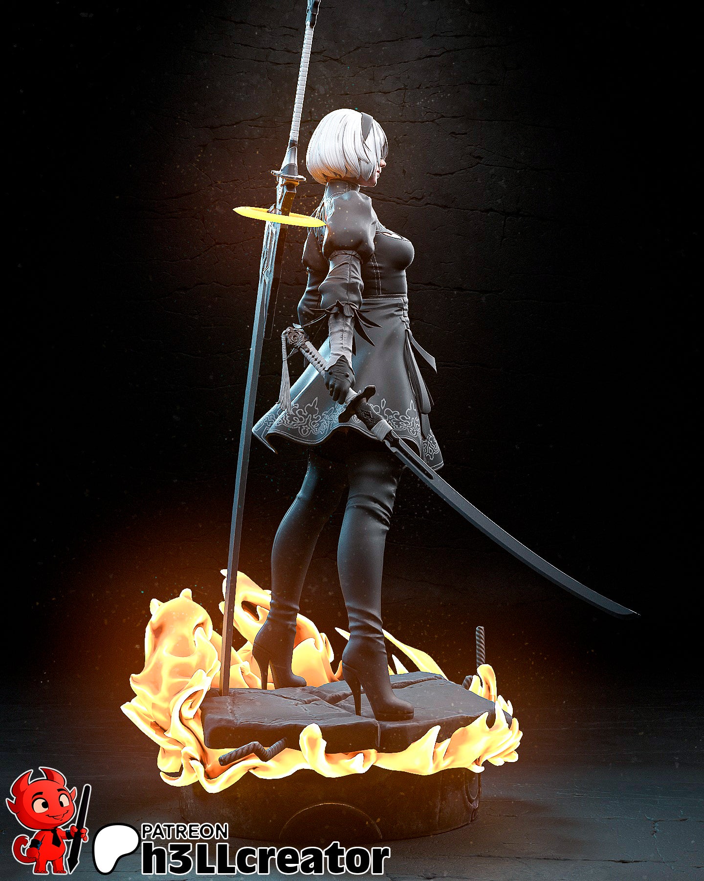 2B | NieR: Automata | Handcrafted Figure