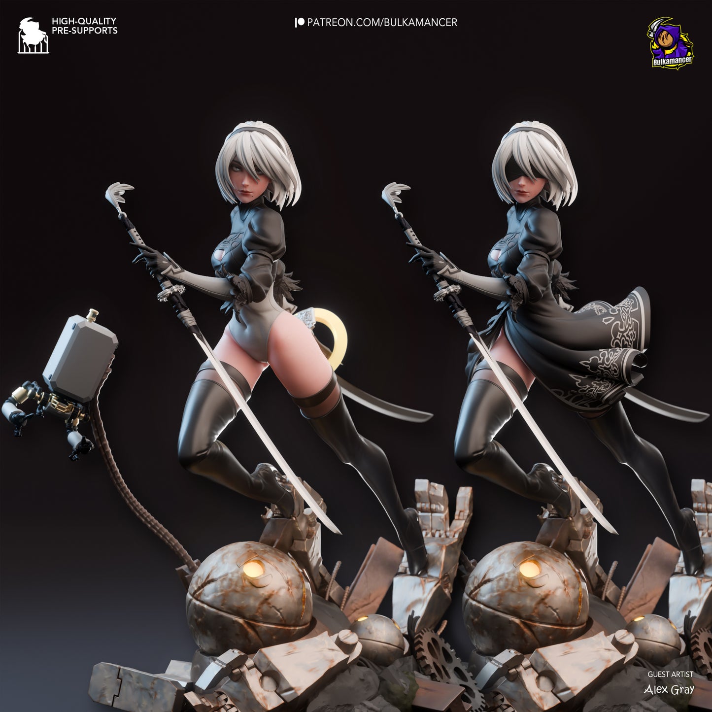 2B | NieR: Automata | Handcrafted Figure