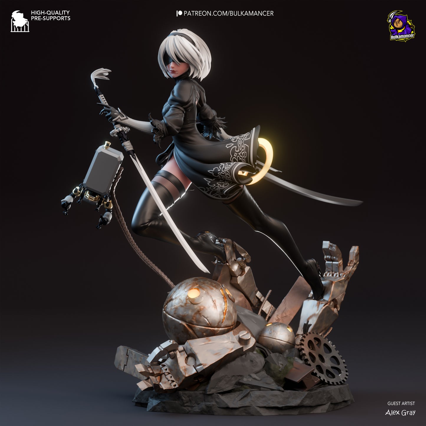 2B | NieR: Automata | Handcrafted Figure