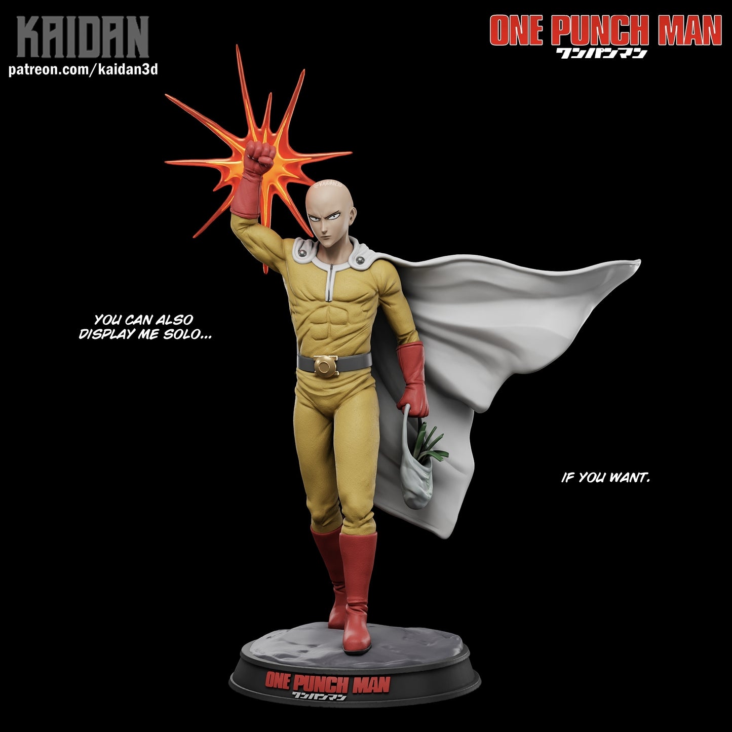 Saitama | One Punch Man | Handcrafted Figure