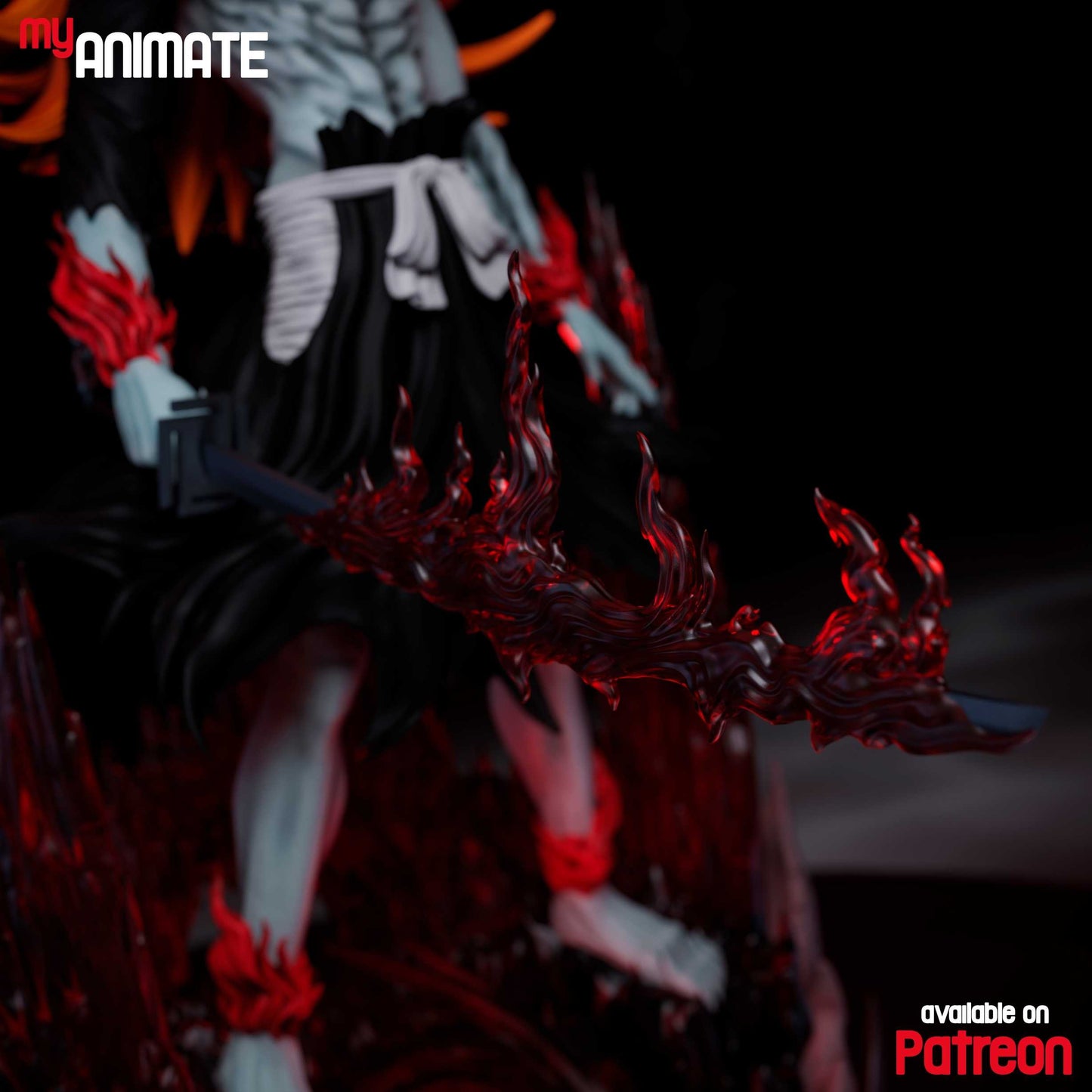 Ichigo Full Hollow | Bleach | Handcrafted Figure