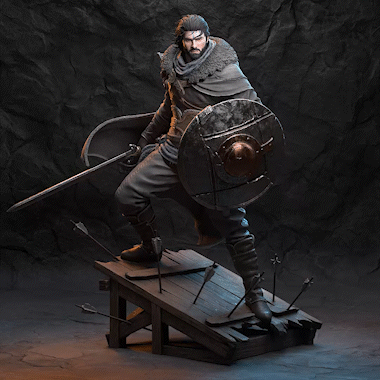 Kliff | Crimson Desert | Handcrafted Figure