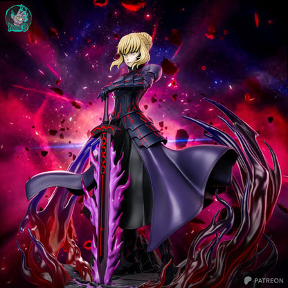 Golden Knight Queen (Alter) | Handcrafted Figure