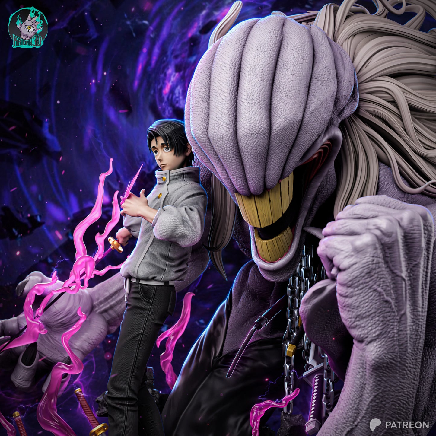 Cursed Swordsman | Handcrafted Figure