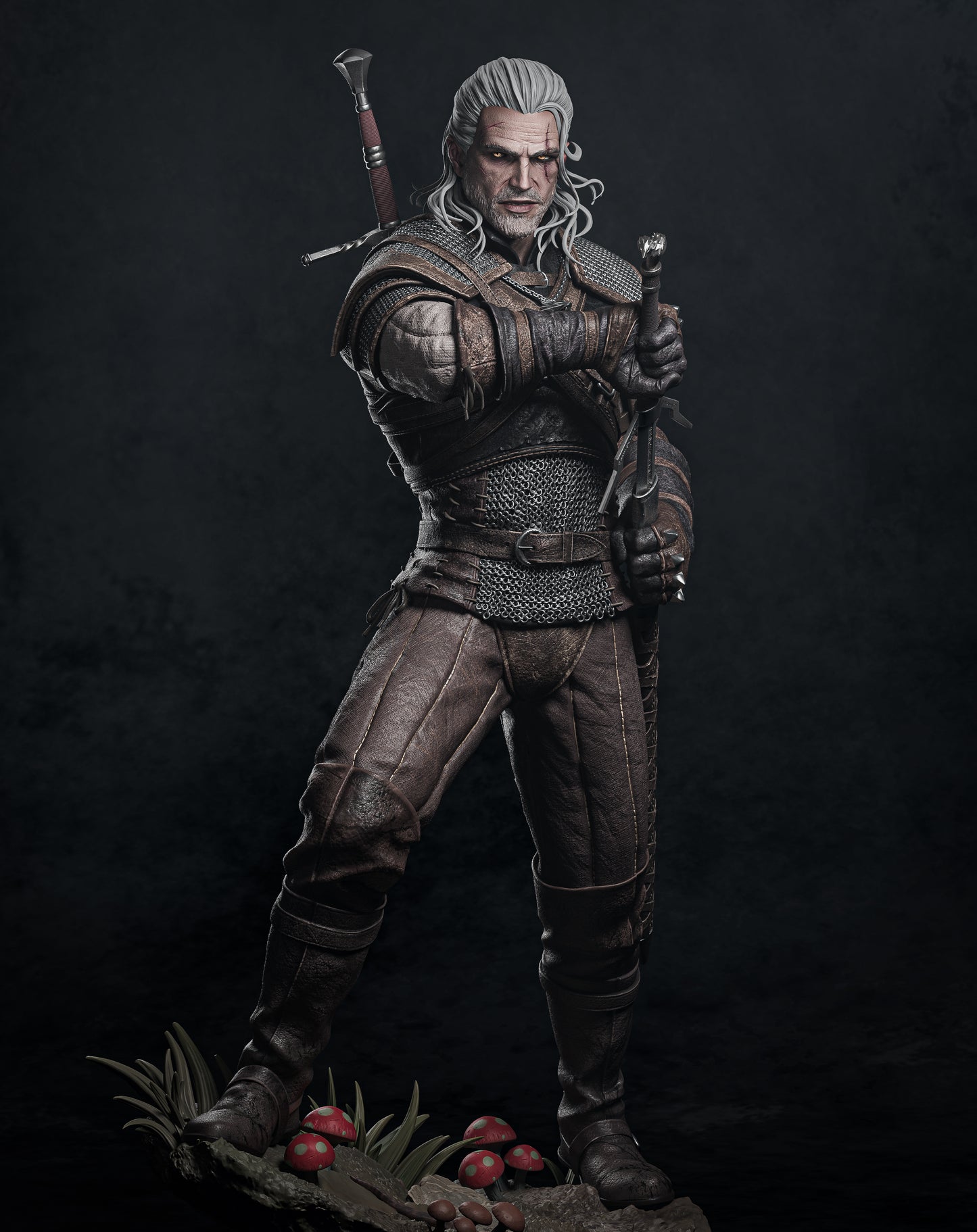 Geralt | The Witcher 3 | Handcrafted Figure