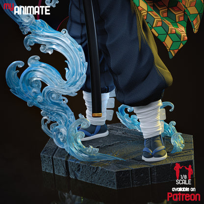 Giyu Tomioka | Demon Slayer | Handcrafted Figure