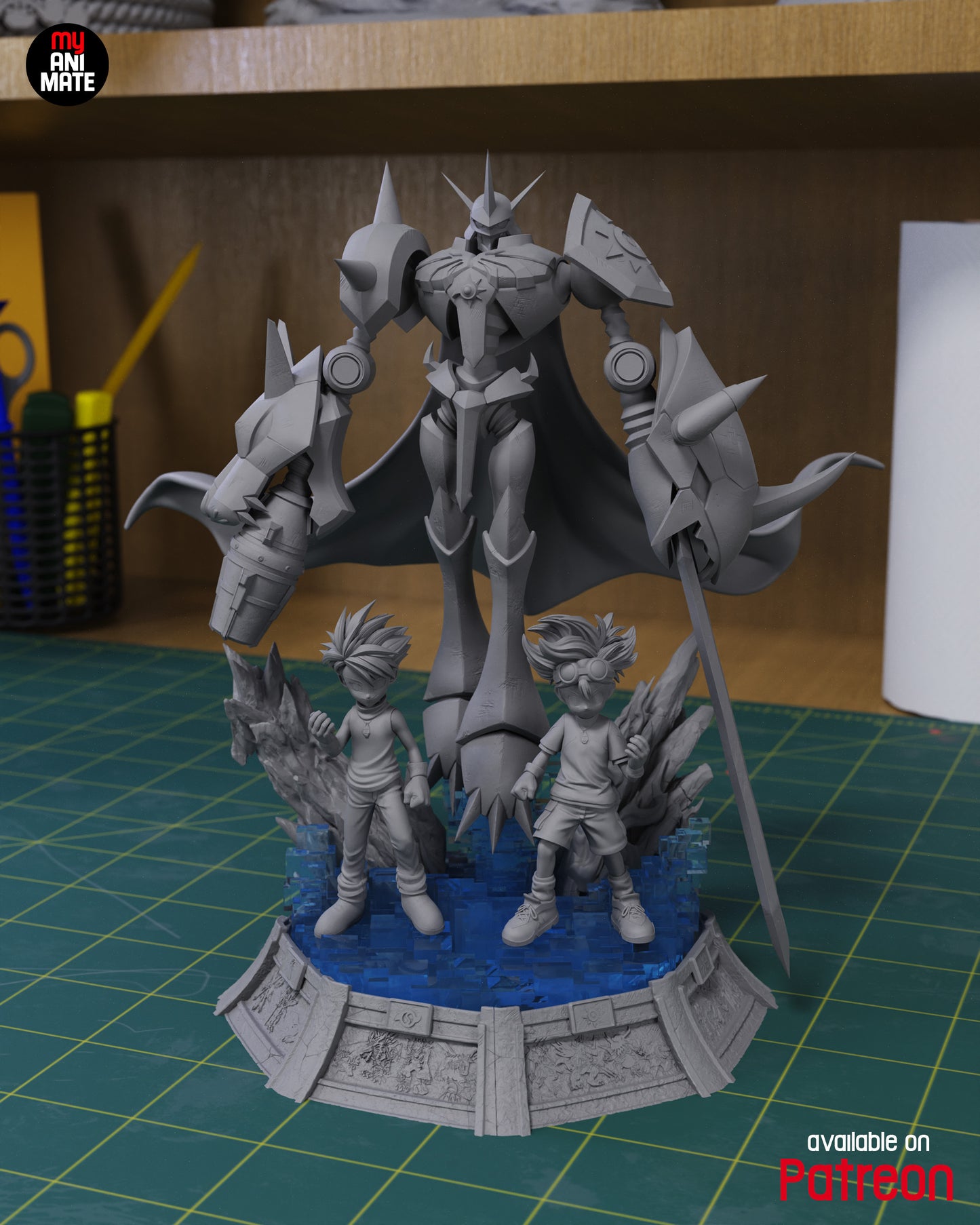 Digital Knight & Chosen Heroes | Handcrafted Figure