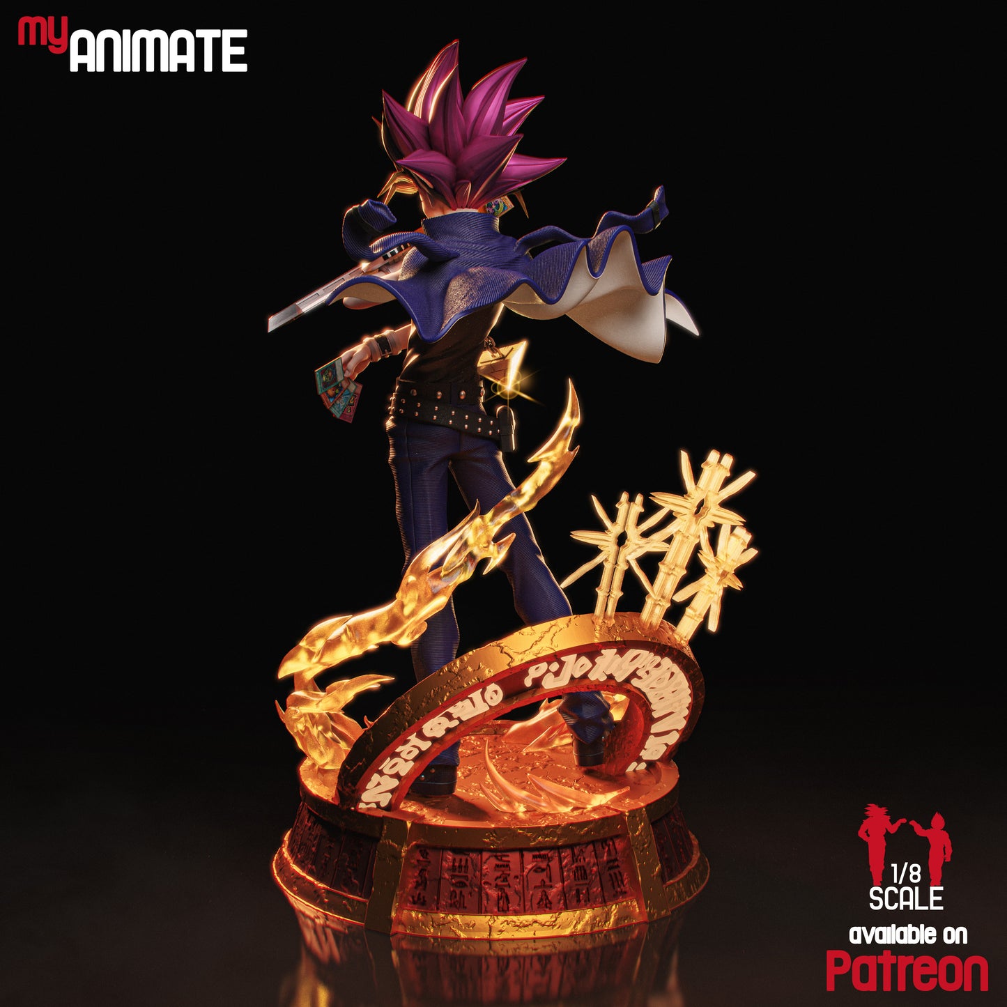 Yugi | Yu-Gi-Oh! | Handcrafted Figure
