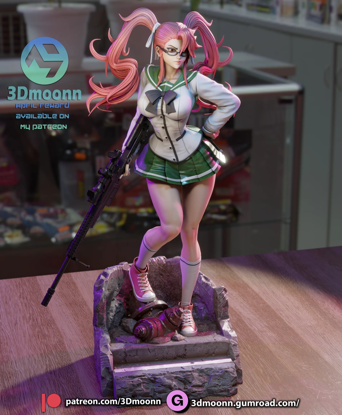 Saya Takagi | Highschool of the Dead | Handcrafted Figure