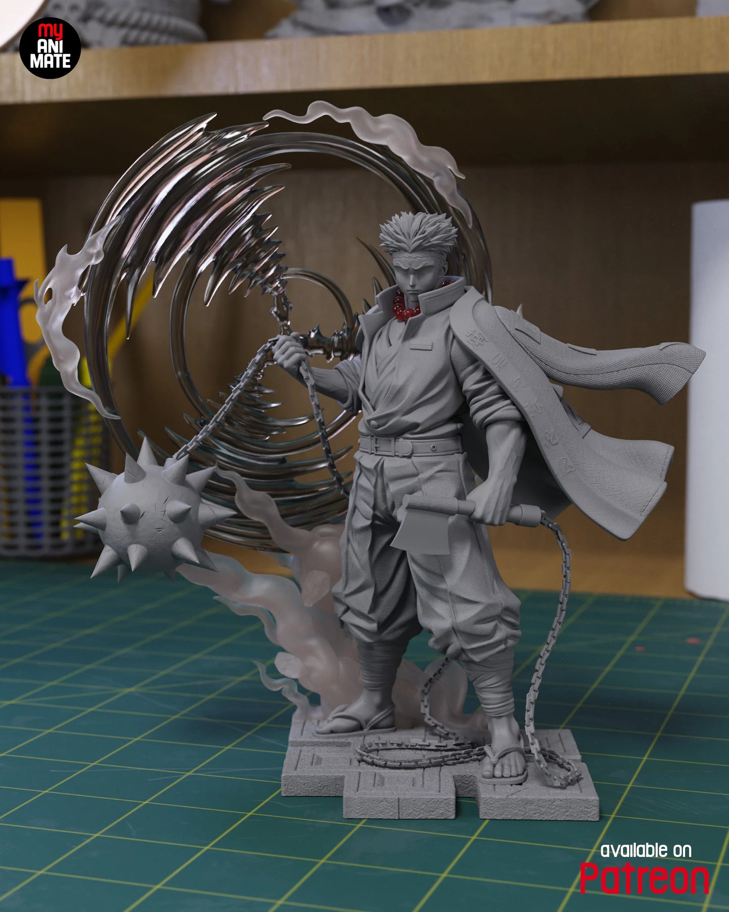 Gyomei | Demon Slayer | Handcrafted Figure