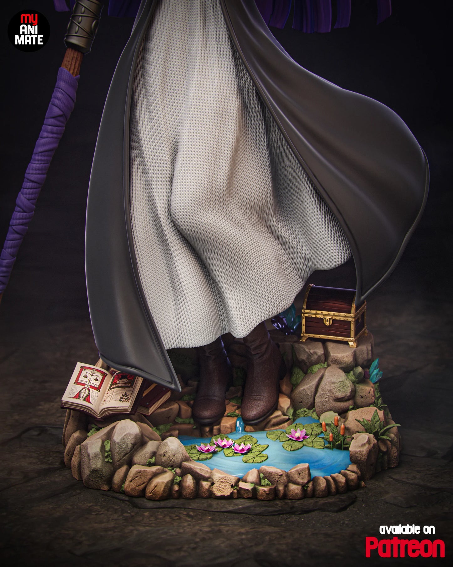 Apprentice Mage Girl | Handcrafted Figure