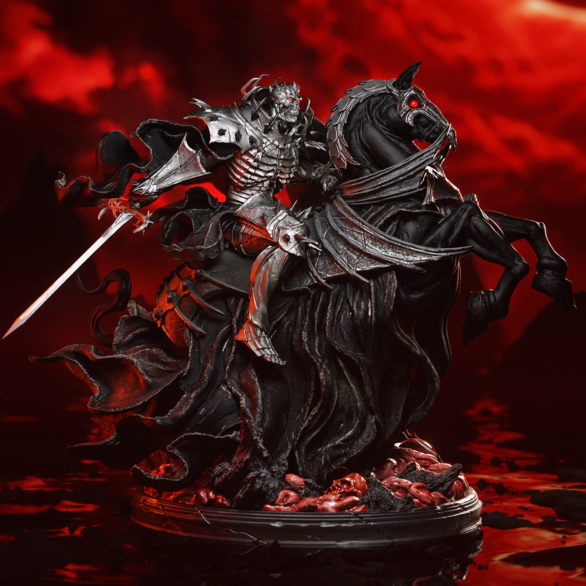 Skull Knight | Handcrafted Figure