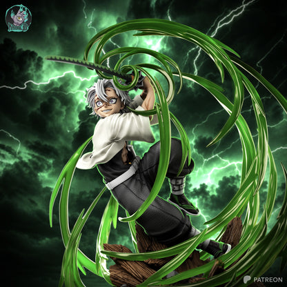 Wind Blade Warrior | Handcrafted Figure