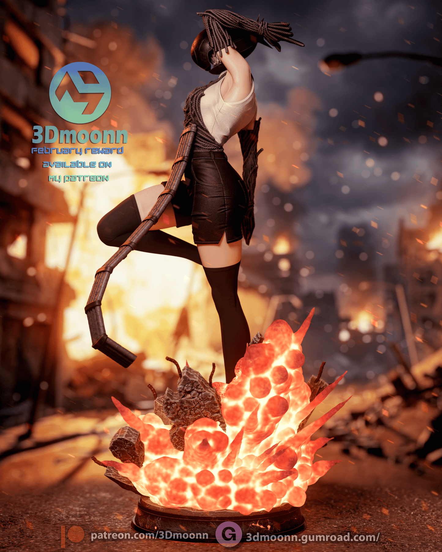 The Bomb Devil | Chainsaw | Handcrafted Figure