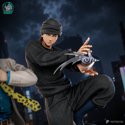 Business Sorcerer & Masked Apprentice | Handcrafted Figure