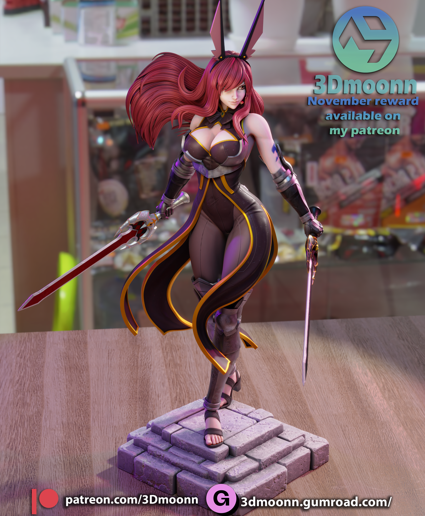 Erza Scarlet | Fairy Taill | Handcrafted Figure